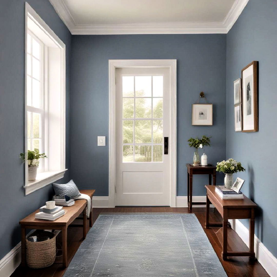 blue mirage paint for entryway - 40 Blue-gray Paint Colors