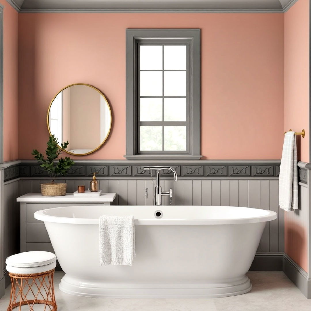 blush and warm gray color palette - 40 Warm Color Palettes for Every Room in the House