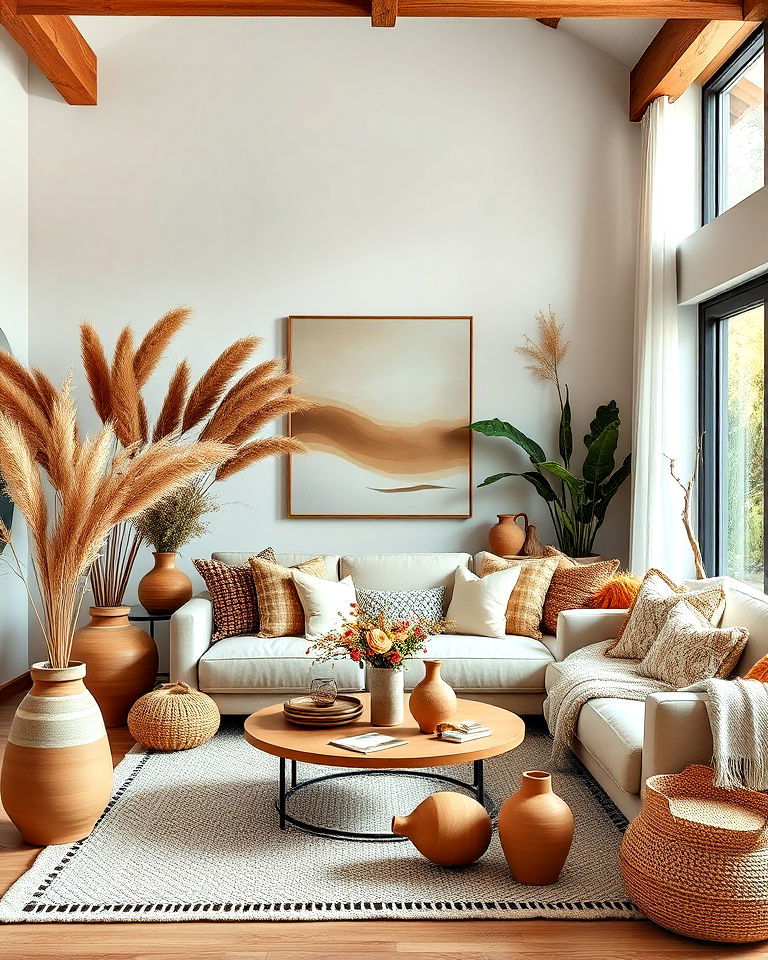 bohemian maximalism with nature inspired decor - 30 Bohemian Maximalist Decor Ideas