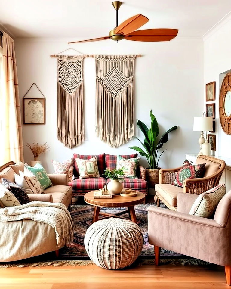 bohemian style eclectic interior design - 25 Eclectic Interior Design Ideas
