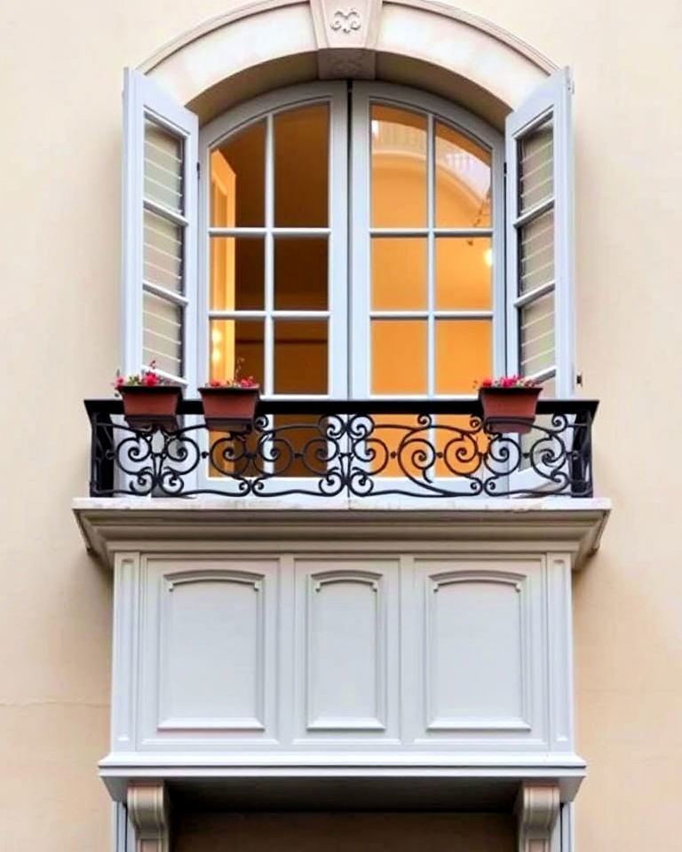 bold statement juliet style balcony - 25 French Balcony Ideas