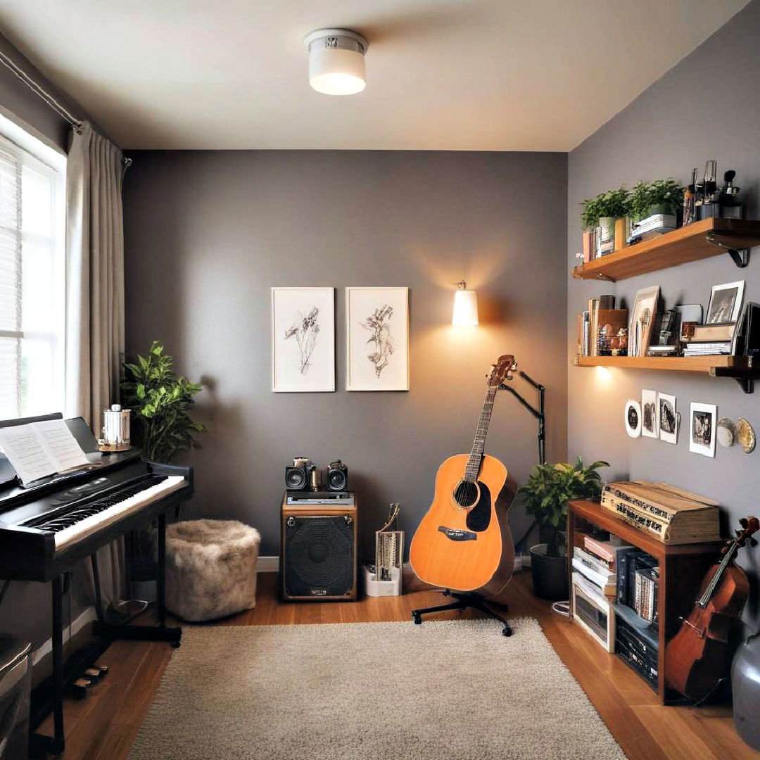 box room as music room - 15 Box Room Ideas