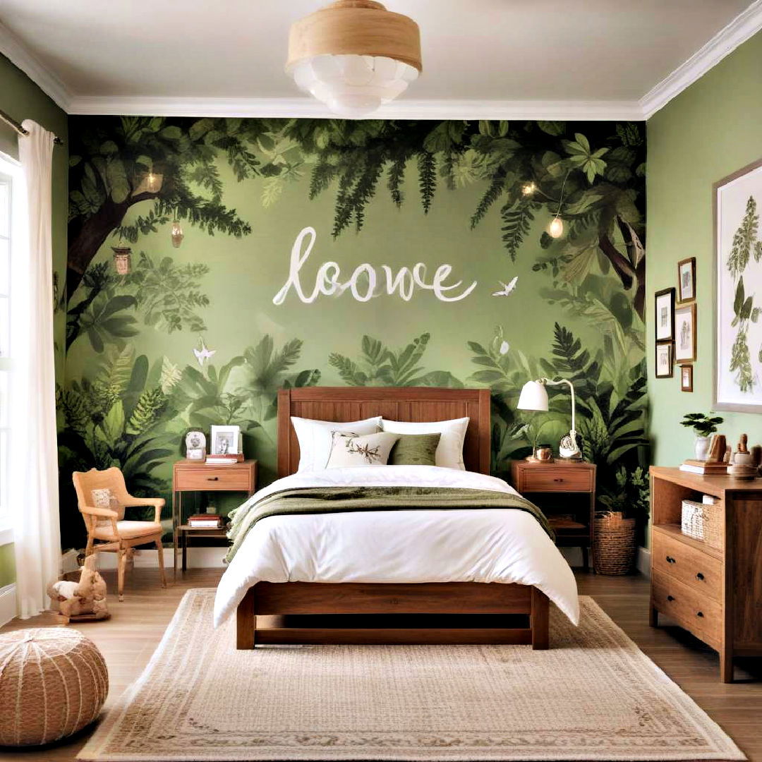 boys room with nature inspired decor - 40 Boys Room Ideas