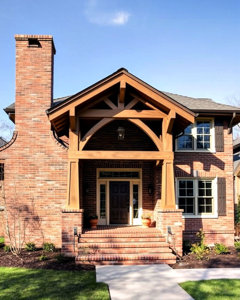 brick accents for craftsman home exterior - 40 Craftsman Style House Exterior Ideas