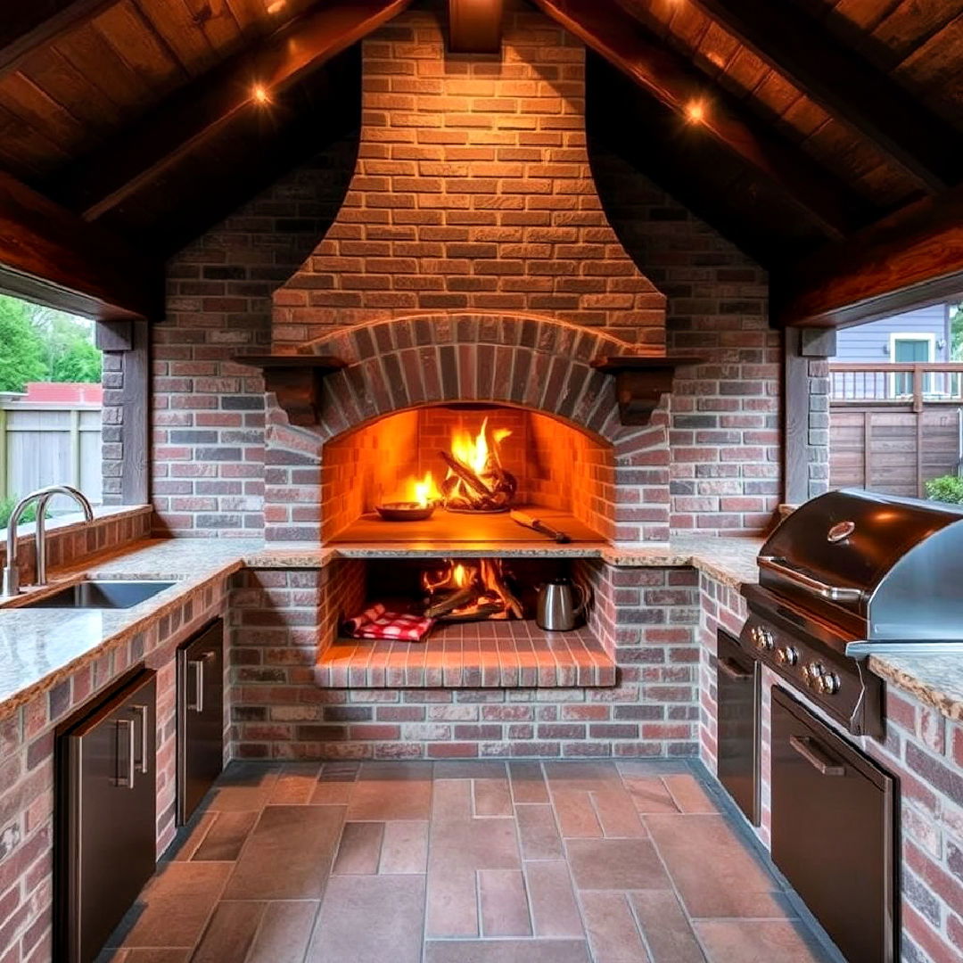 brick oven for luxury outdoor kitchen - 20 Luxury Outdoor Kitchen Ideas