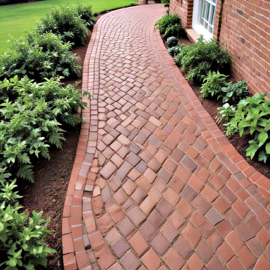 brick walkway for backyard - 40 Backyard Walkway Ideas