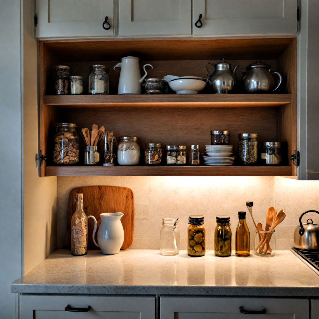 brighten up your workspaces with under cabinet lighting - 40 Kitchen Organization Ideas