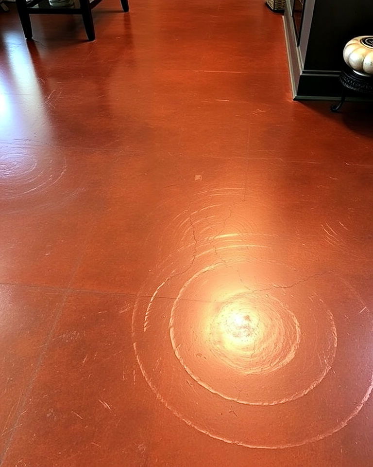 brushed copper stained concrete floor - 25 Stained Concrete Floors