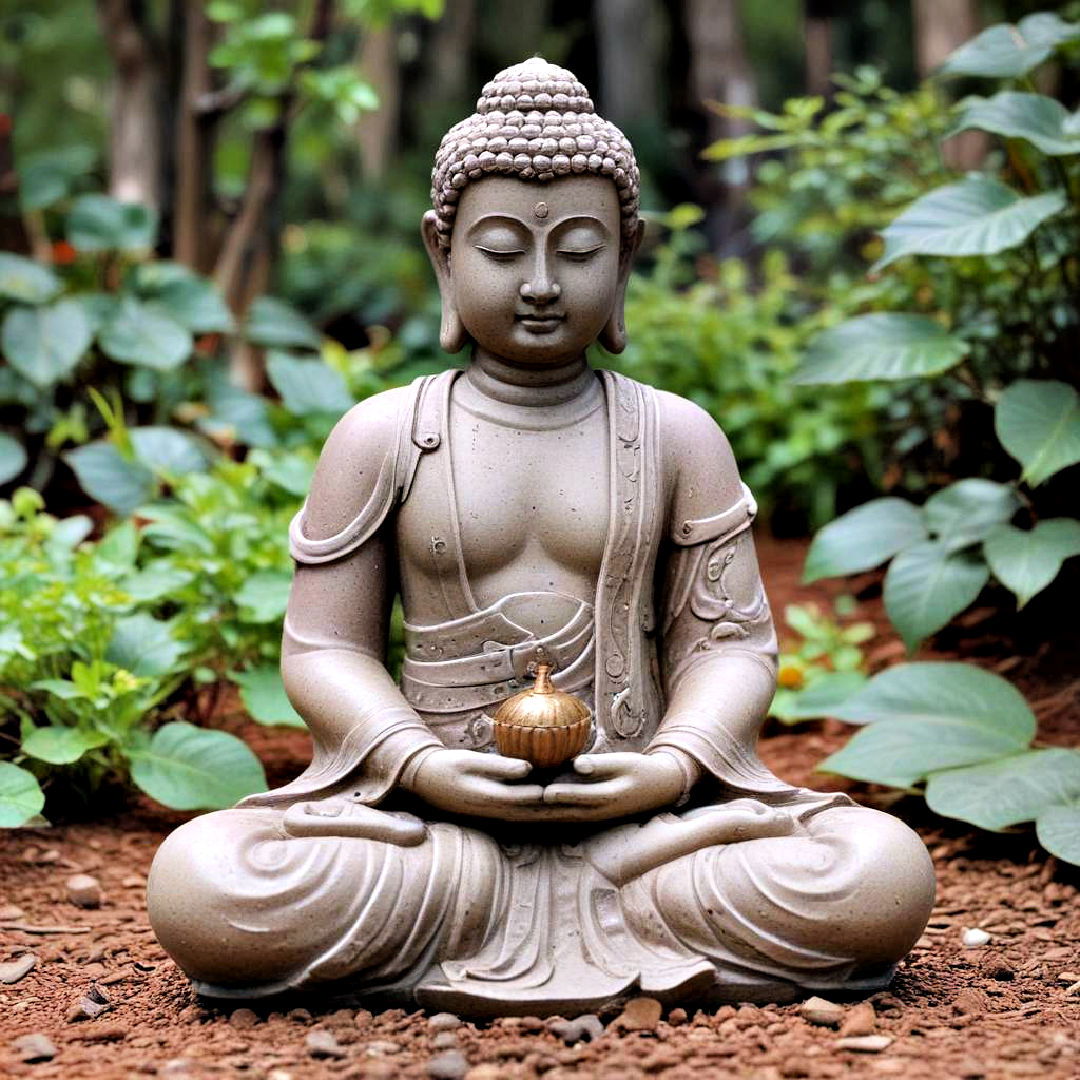 buddha statue for zen garden - 25 Zen Garden Ideas