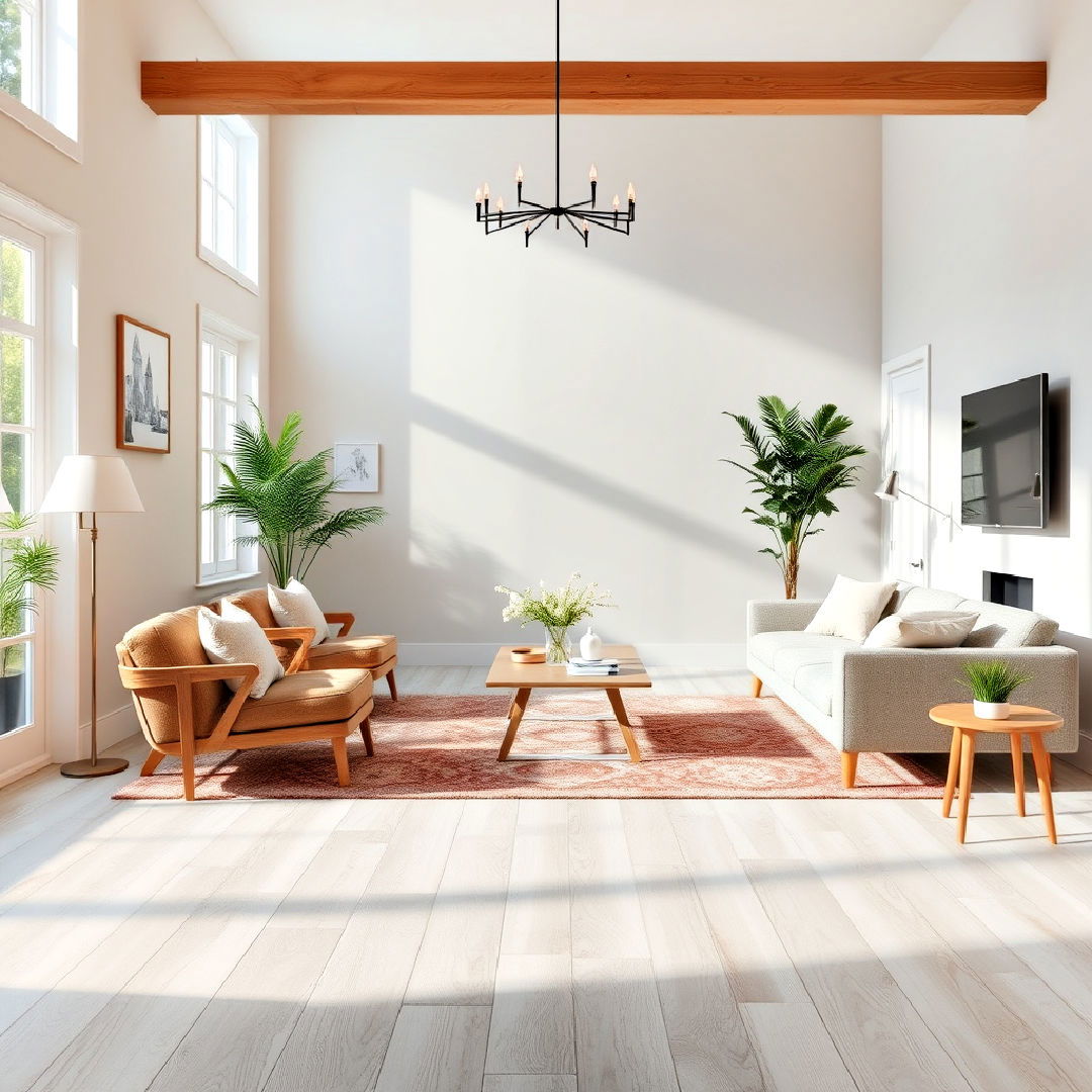 budget friendly light grey vinyl flooring - 25 Grey Flooring Living Room Ideas