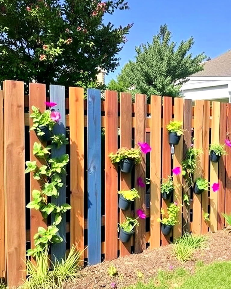 budget friendly pallet fence art - 20 Fence Art Ideas