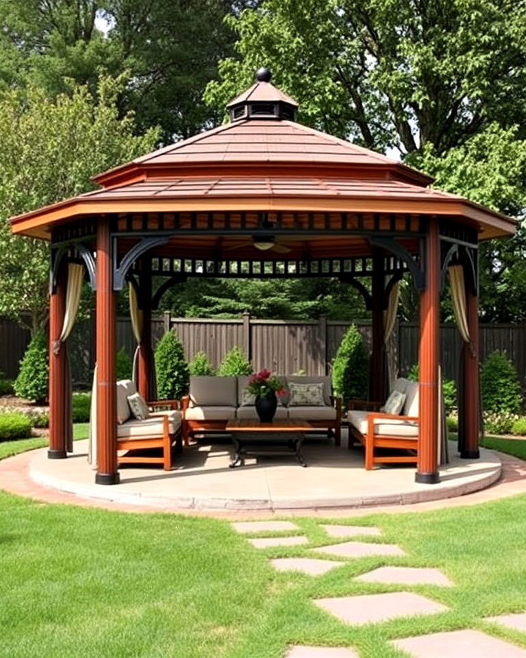build a gazebo - 30 Exterior Home Remodeling and Renovation Ideas