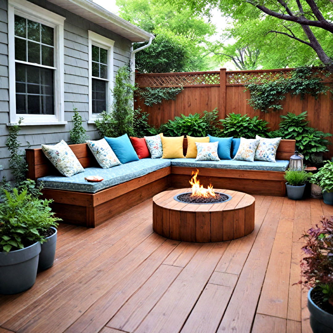 build a small deck - 40 Small Backyard Ideas