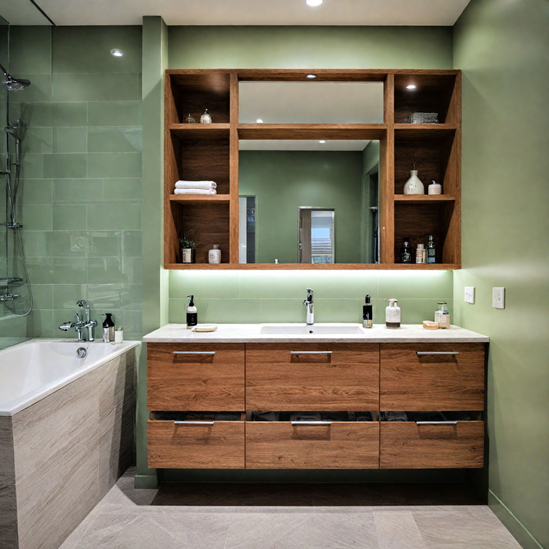 built in cabinet for bathroom - 25 Bathroom Cabinet Ideas