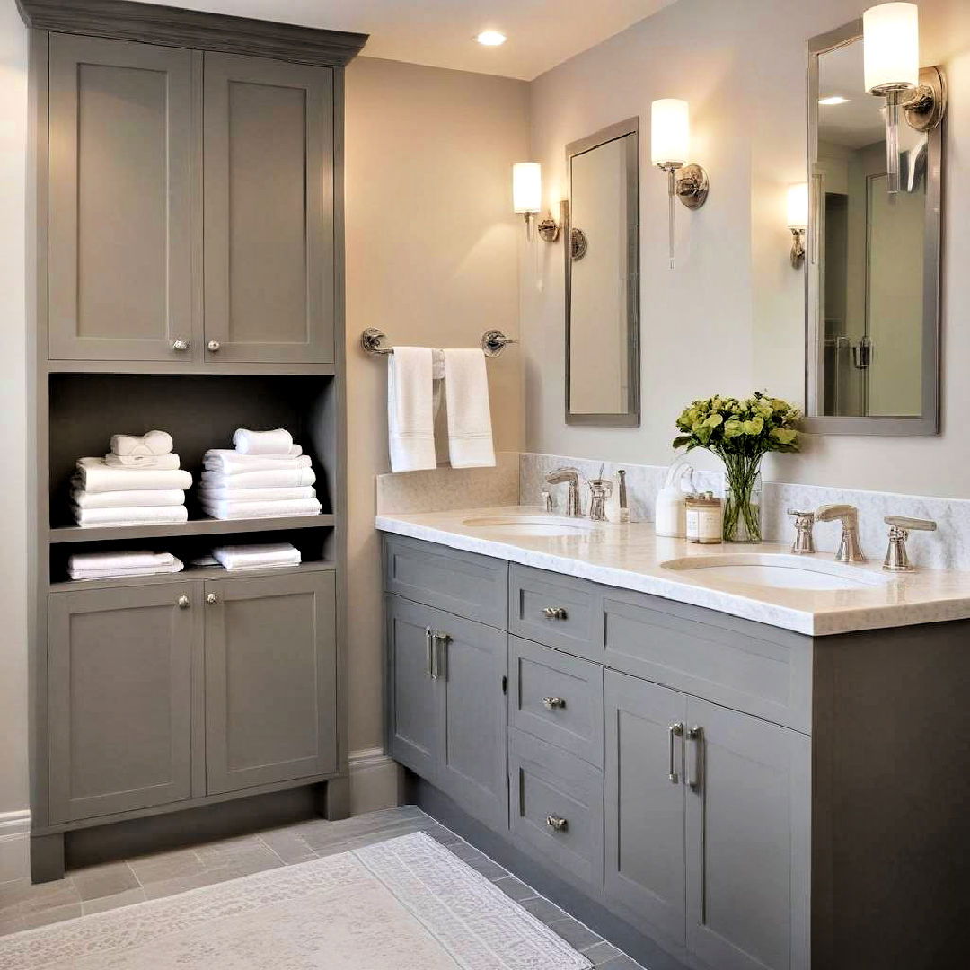 built in cabinets for bathroom wall storage - 15 Bathroom Wall Storage Ideas
