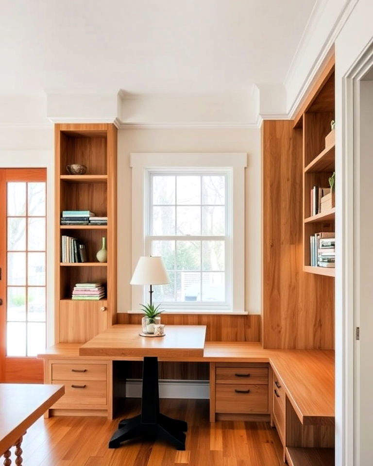 built in furniture for prairie style interiors - 15 Prairie-style Interior Design Ideas