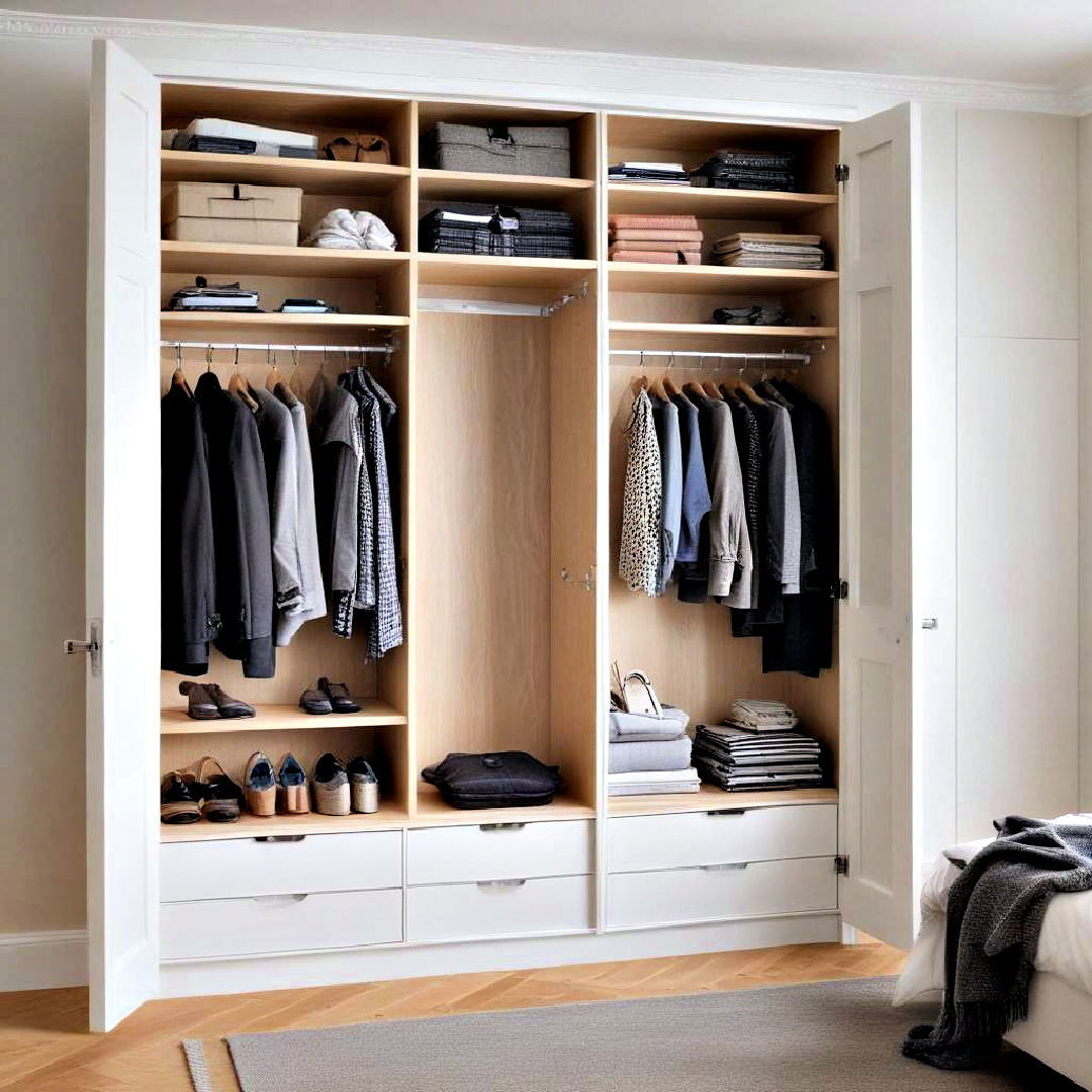 built in wardrobe for small bedroom - 40 Small Bedroom Ideas