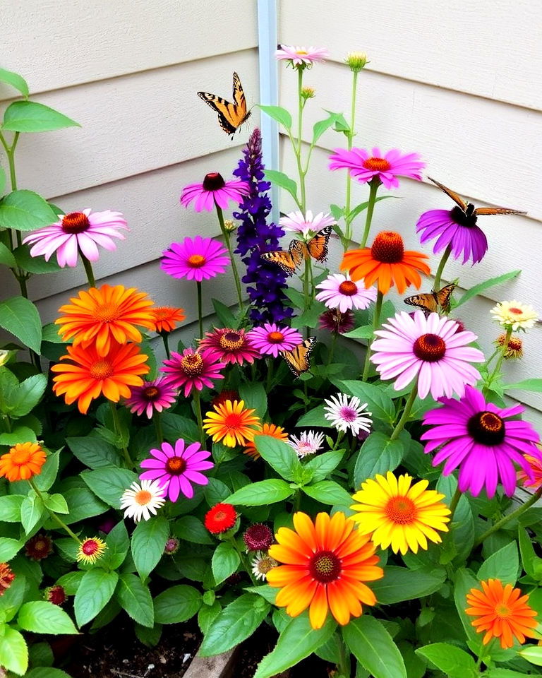 butterfly garden for corner landscaping - 30 Corner Landscaping Ideas