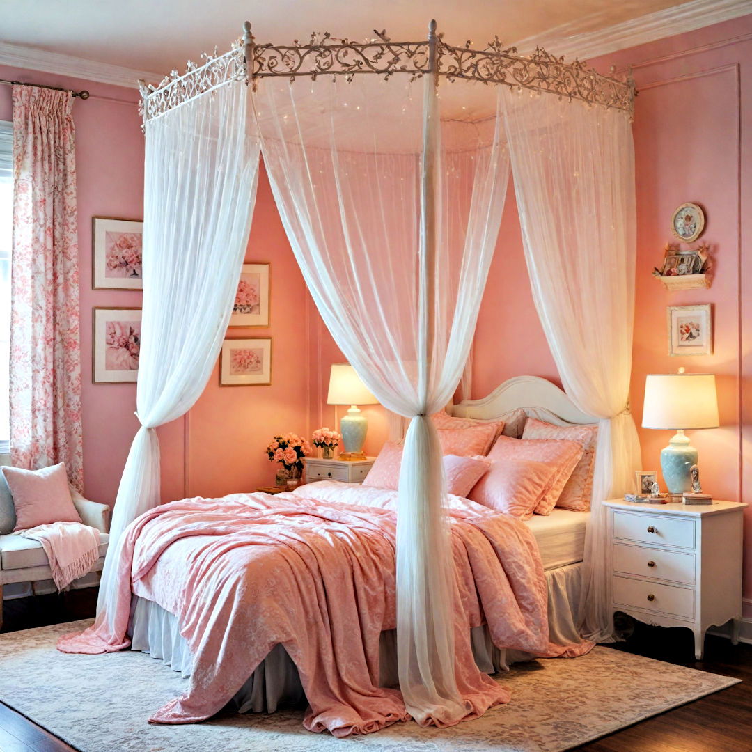 canopy bed for teenage girl bedroom - 40 Teenage Girl Bedroom Ideas
