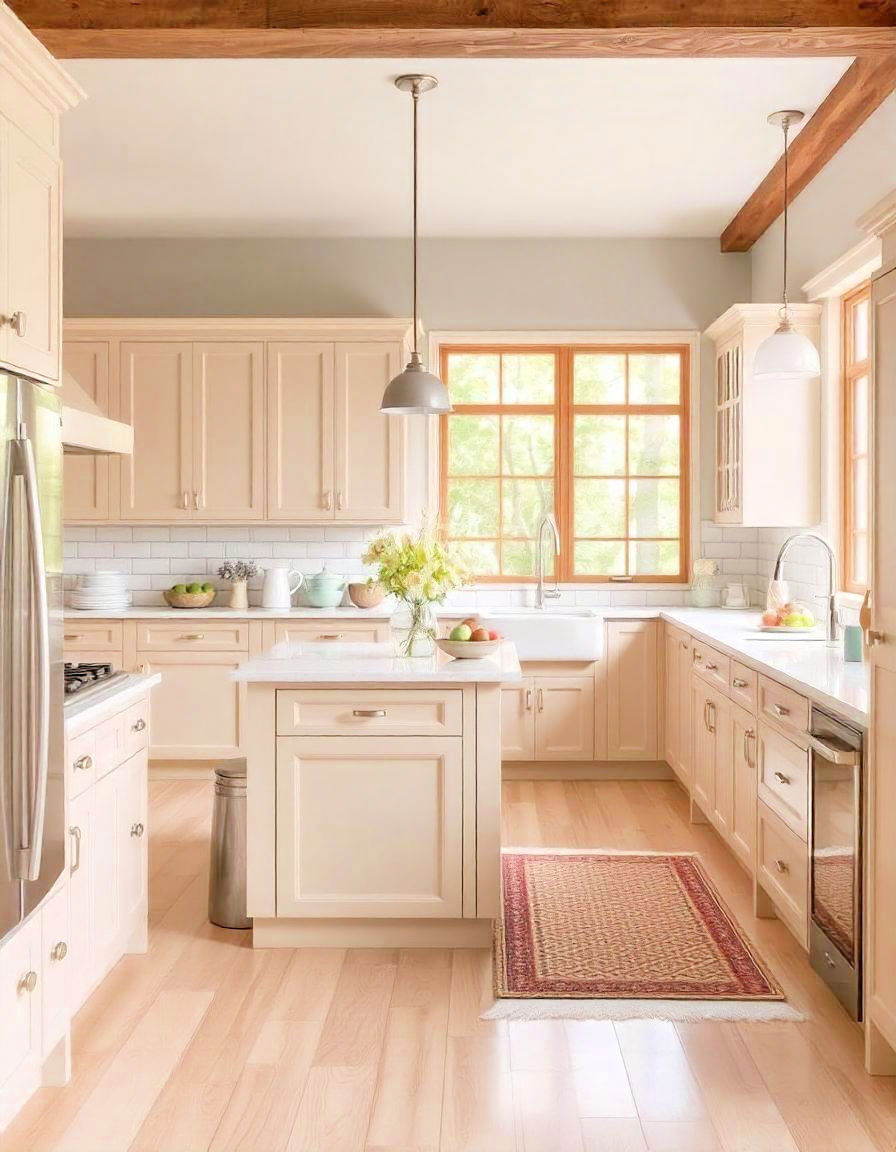 cashmere flooring for kitchen - 20 Cashmere Kitchen Ideas