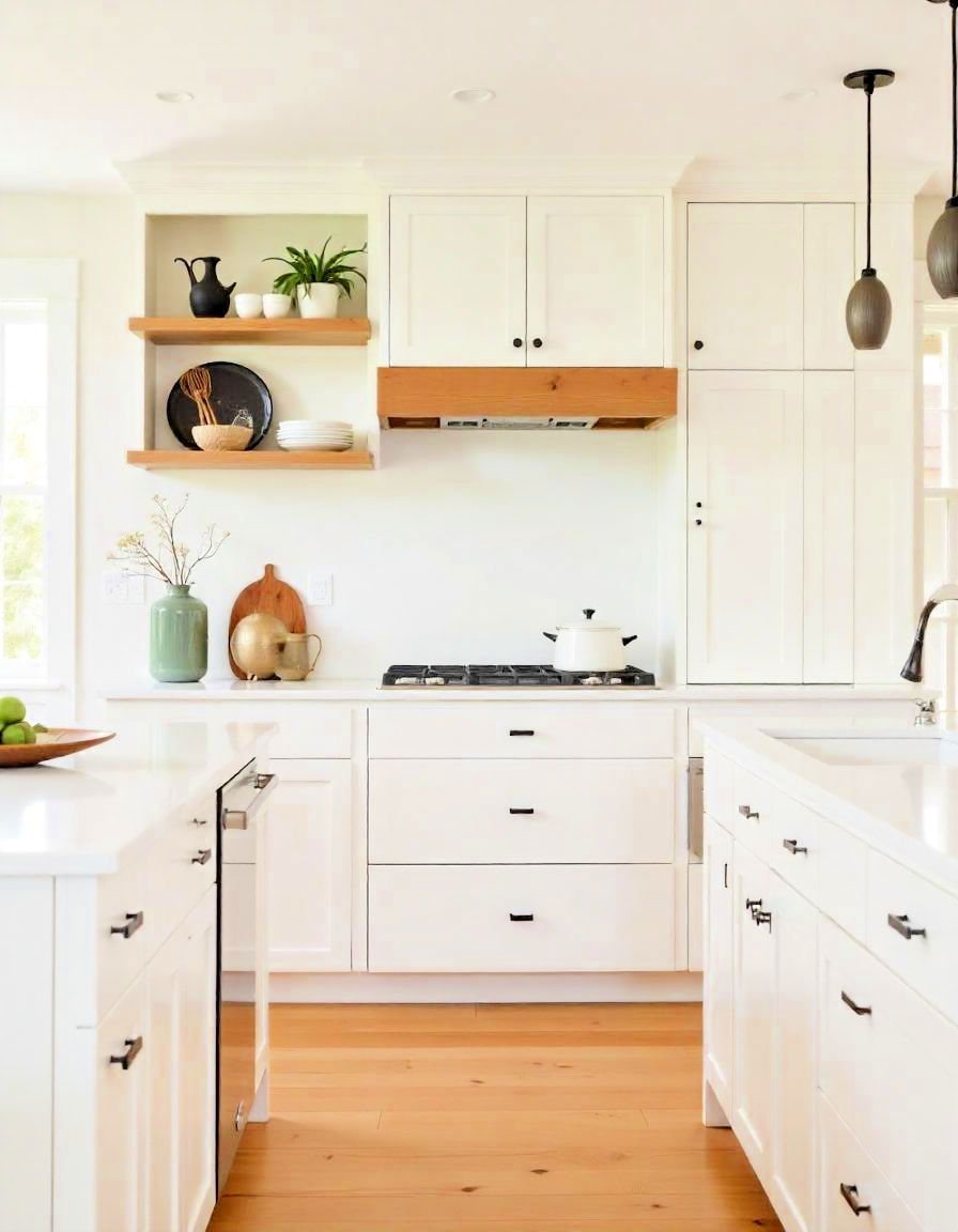 cashmere kitchen countertops with wood accents - 20 Cashmere Kitchen Ideas