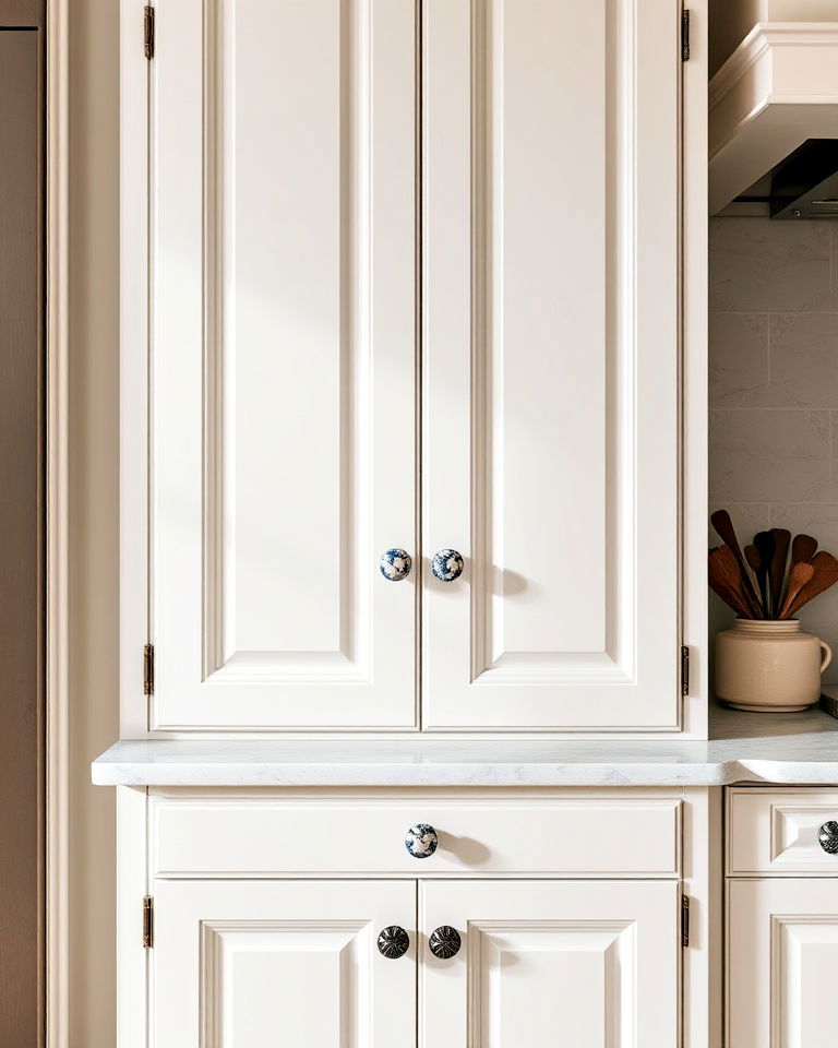 ceramic knobs for kitchen cabinets - 40 Kitchen Cabinet Hardware Ideas