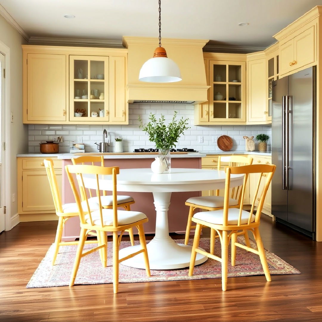 chairs for pale yellow kitchen - 15 Pale Yellow Kitchen Ideas