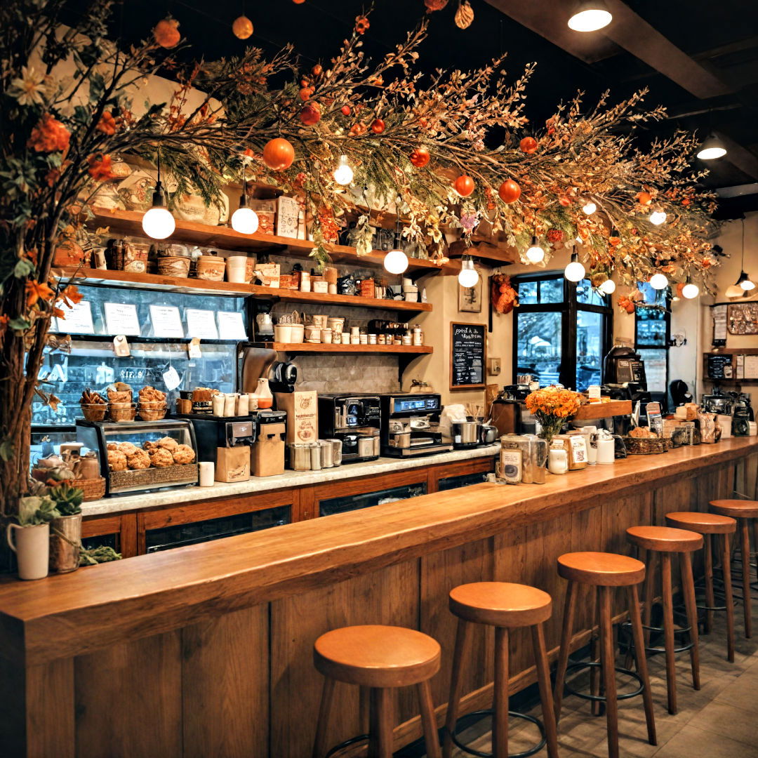 change your decor and menu with the seasons - 40 Coffee Bar Ideas