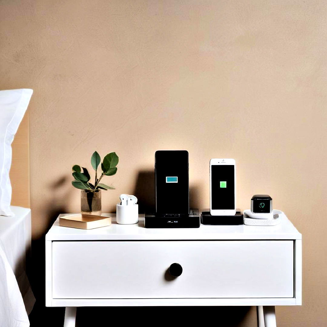 charging station for office guest room - 30 Office Guest Room Ideas