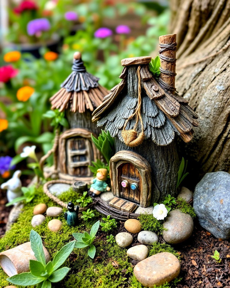 charming whimsical fairy houses - 20 Fairytale Garden Ideas