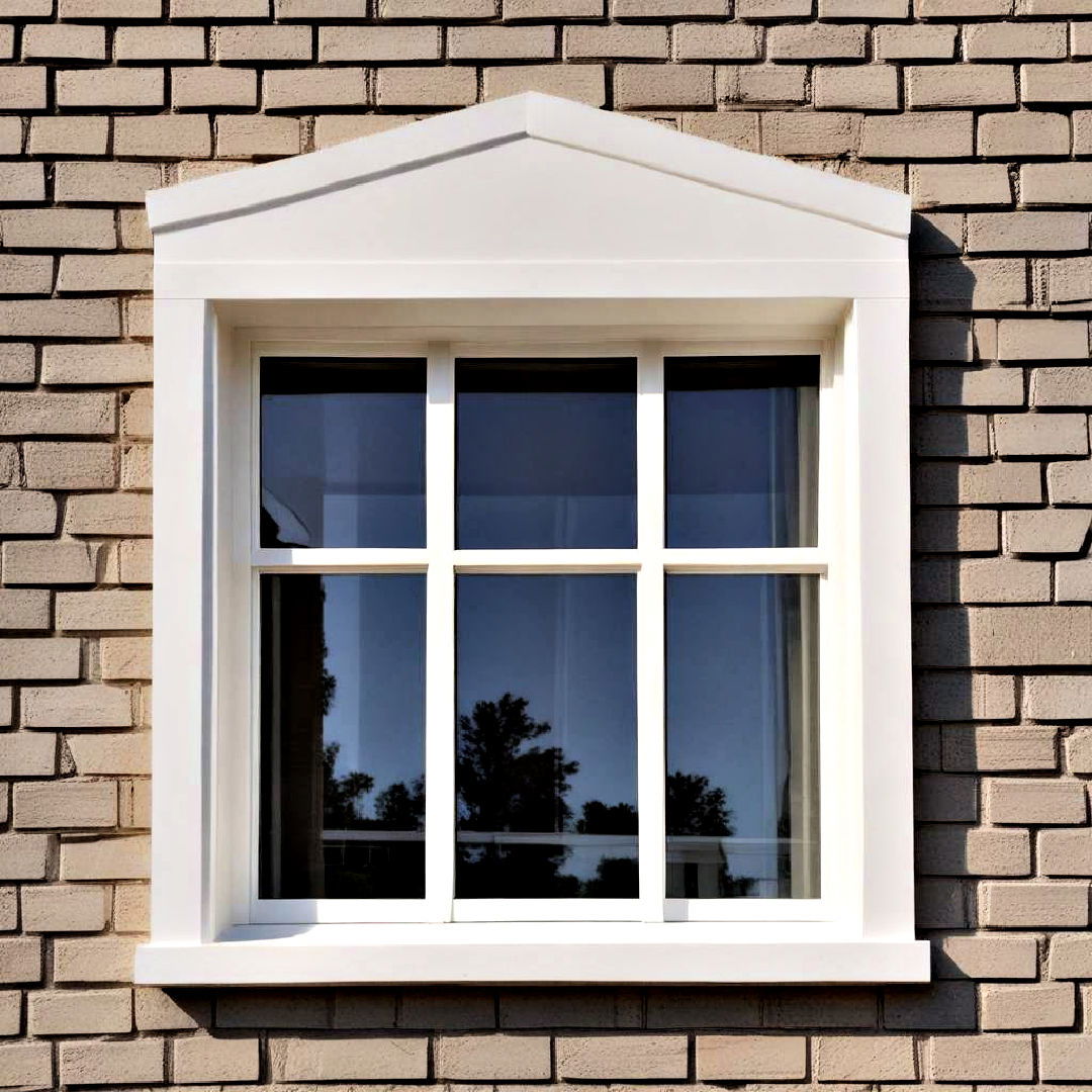 chevron pattern window trim - 25 Modern Window Trim Ideas