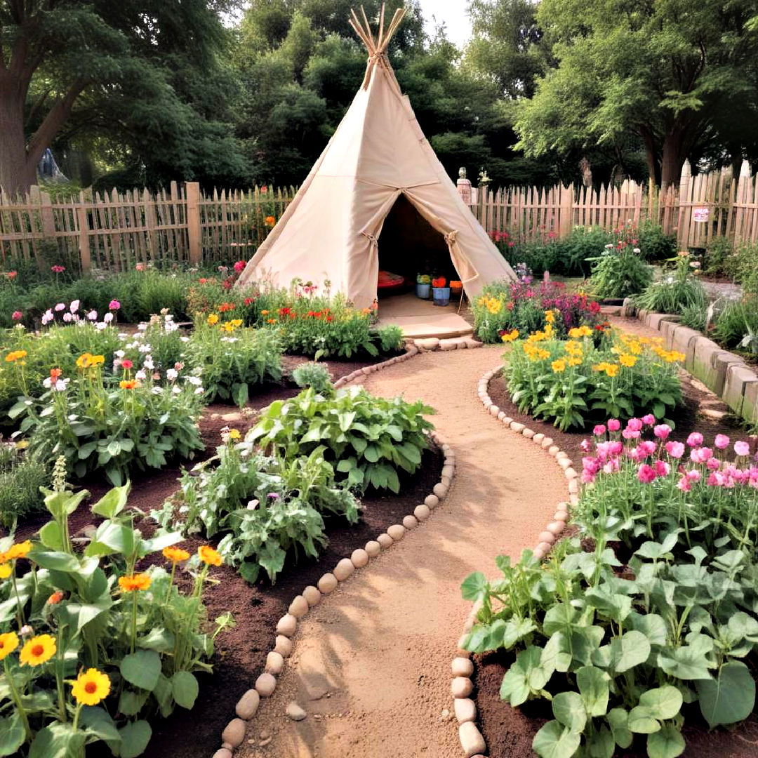 childrens garden to enjoy outdoor play - 40 English Garden Design Ideas