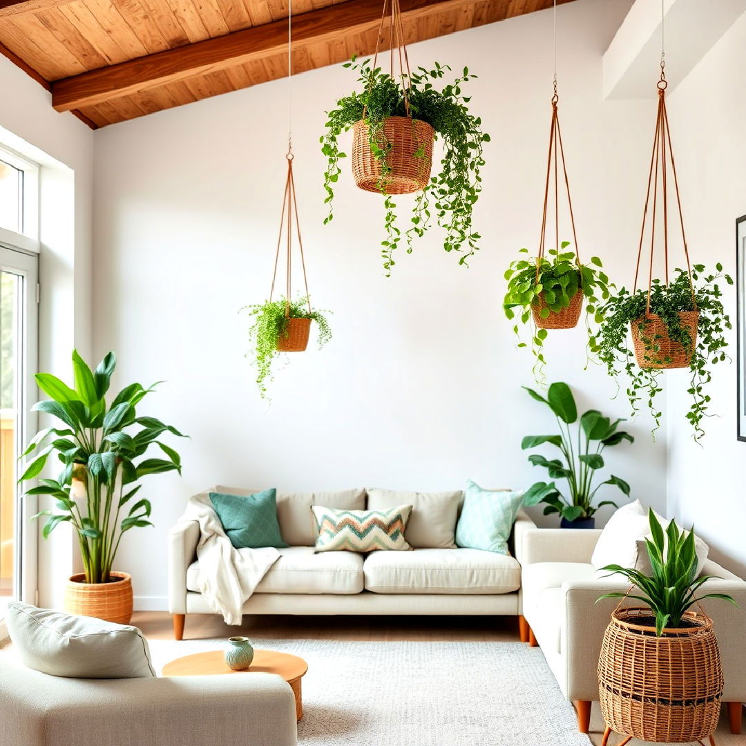 chill aesthetic room with hanging plants - 25 Chill Aesthetic Room Ideas