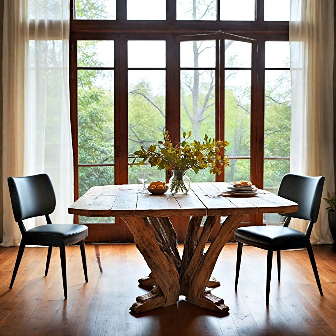 choose a unique dining table - 40 Dining Room Decor Ideas