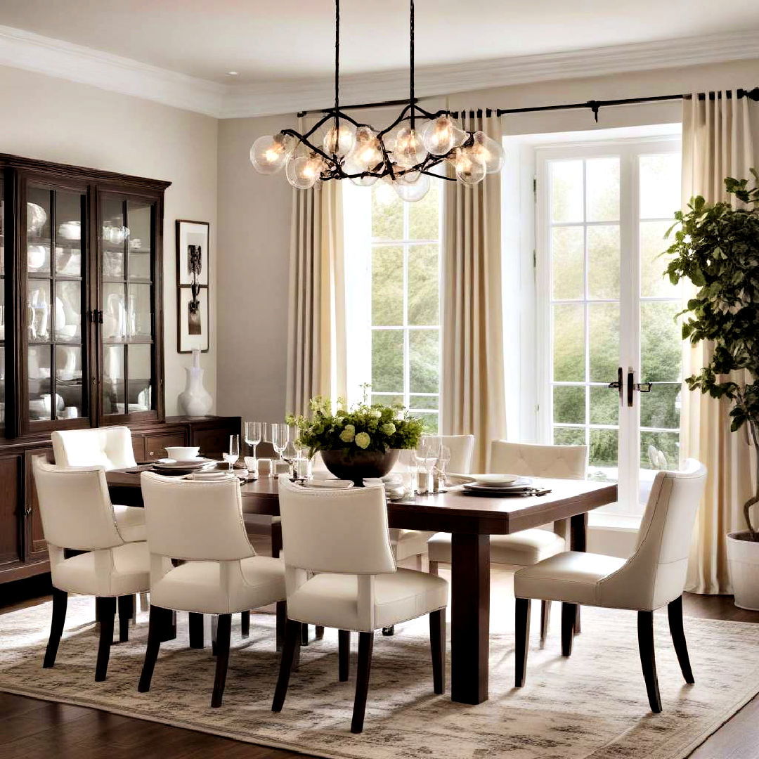 choose comfortable seating - 40 Dining Room Decor Ideas