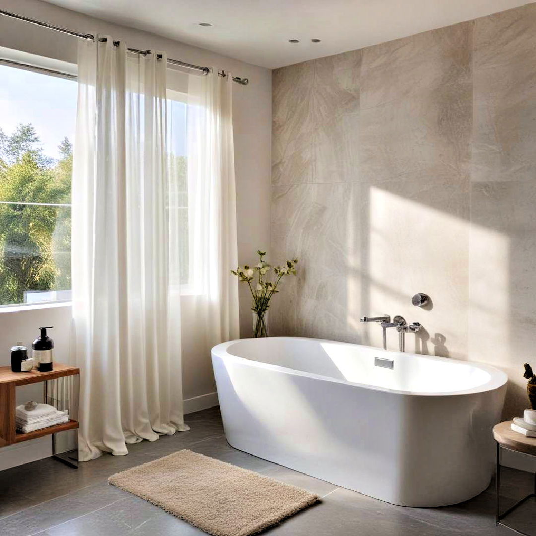 choose frameless bathtub - 40 Modern Bathroom Ideas