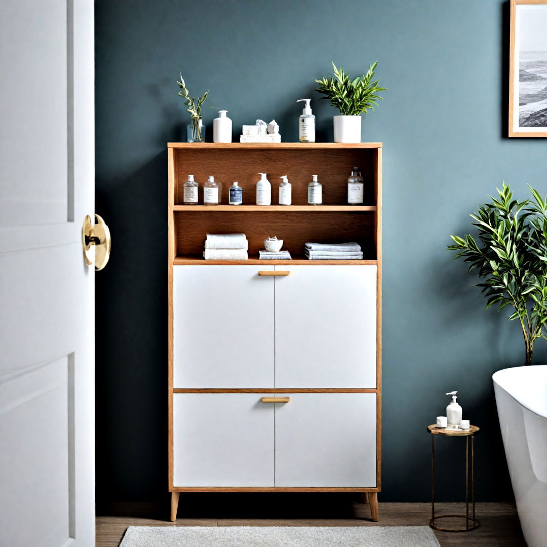 choose freestanding bathroom cabinet - 25 Bathroom Cabinet Ideas