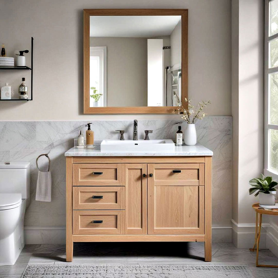 choose freestanding style - 40 Bathroom Vanity Ideas