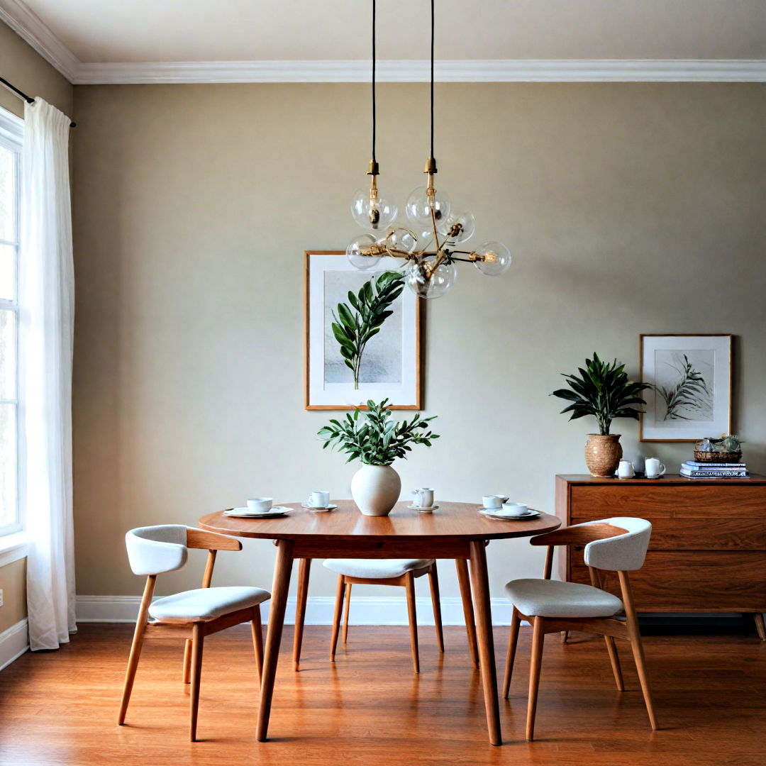 choose minimalist design for a modern look - 40 Dining Room Decor Ideas