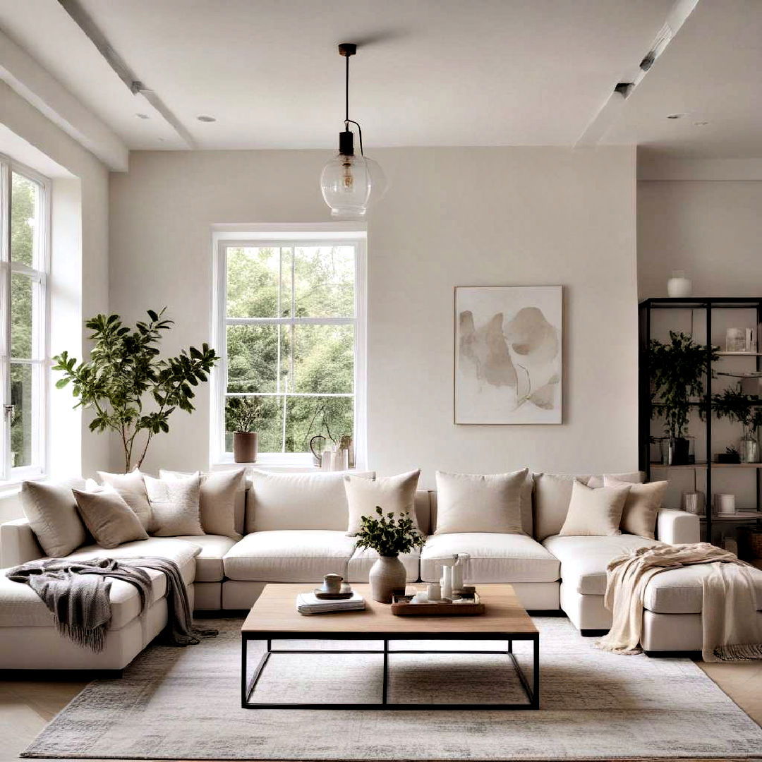 choose minimalist design - 40 Living Room Ideas