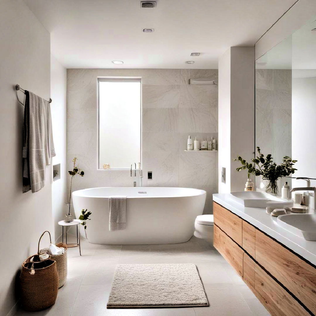 choose modest design - 40 Modern Bathroom Ideas