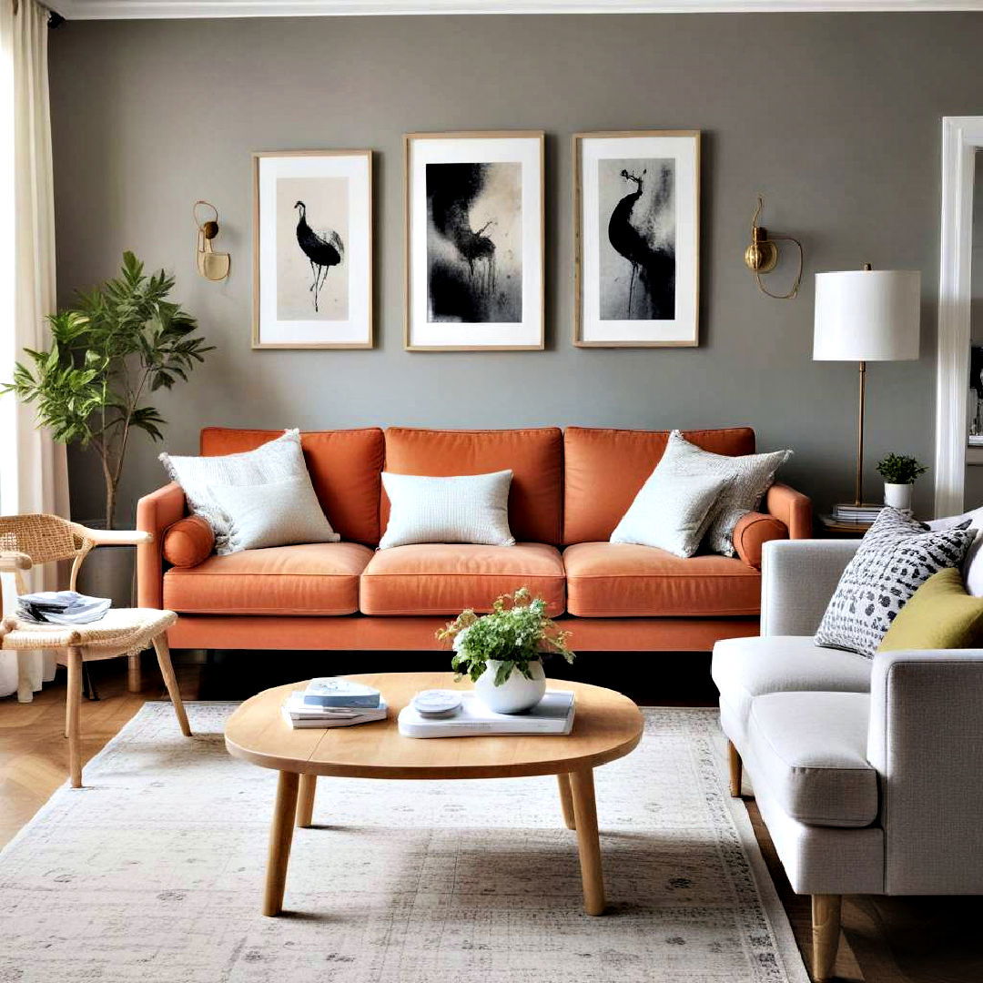 choose raised furniture - 40 Small Living Room Ideas