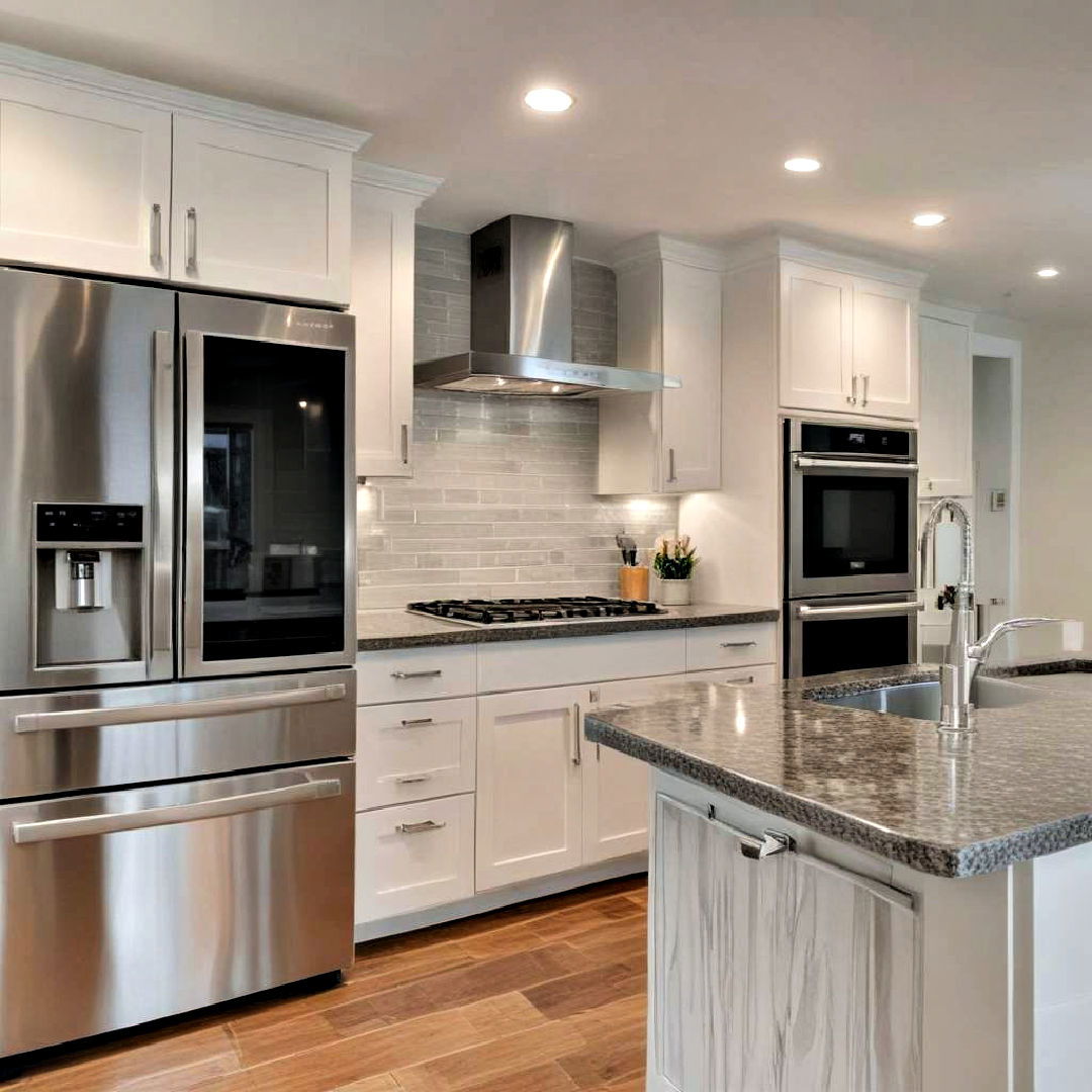 choose stainless steel accent - 40 Kitchen Decor Ideas