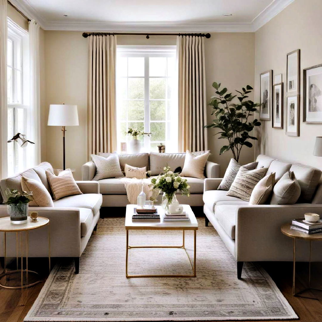 choose streamlined sofas - 40 Small Living Room Ideas