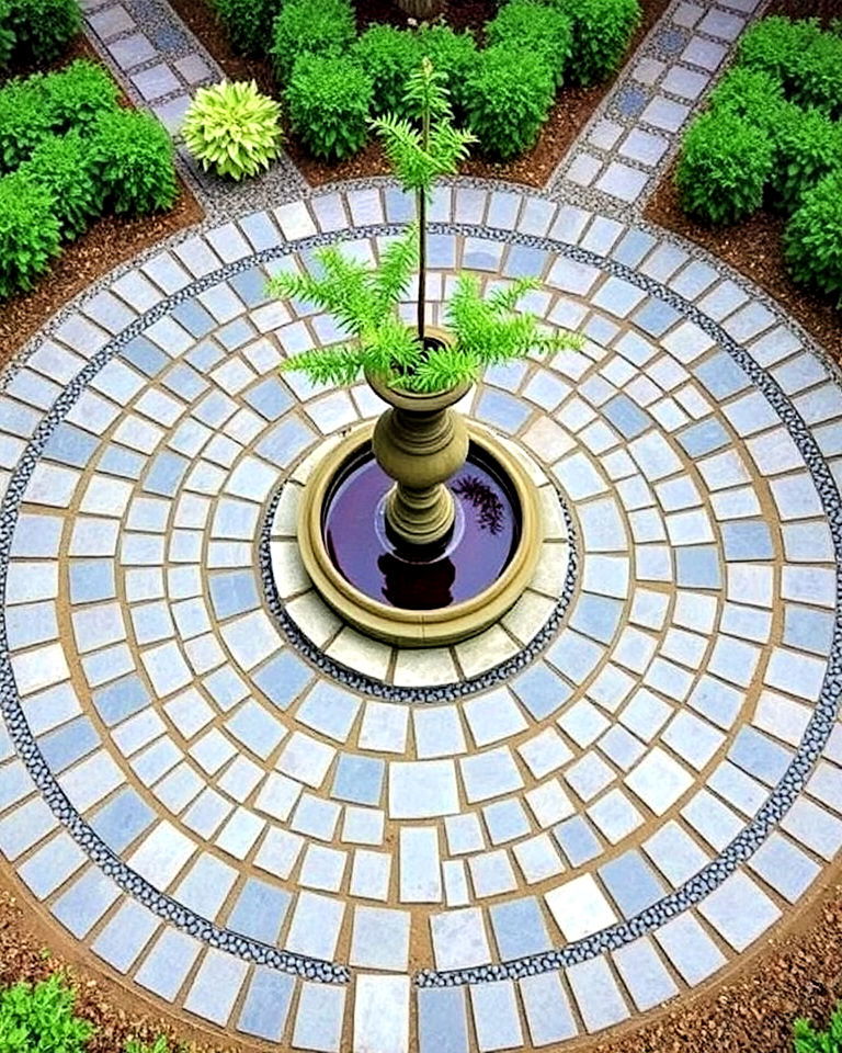 circular bluestone walkway design - 15 Bluestone Walkway Ideas