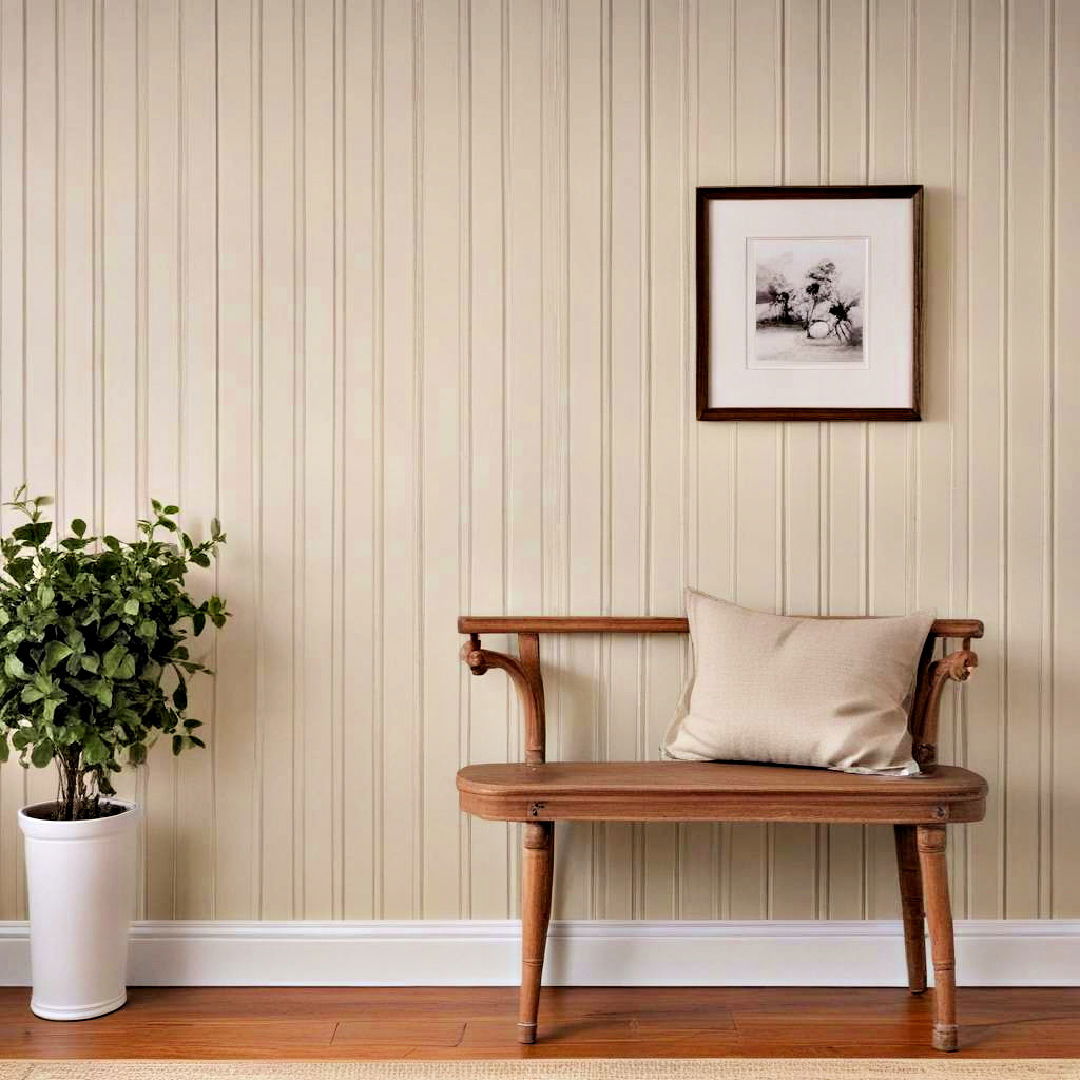 classic beadboard wall covering idea - 30 Wall Covering Ideas
