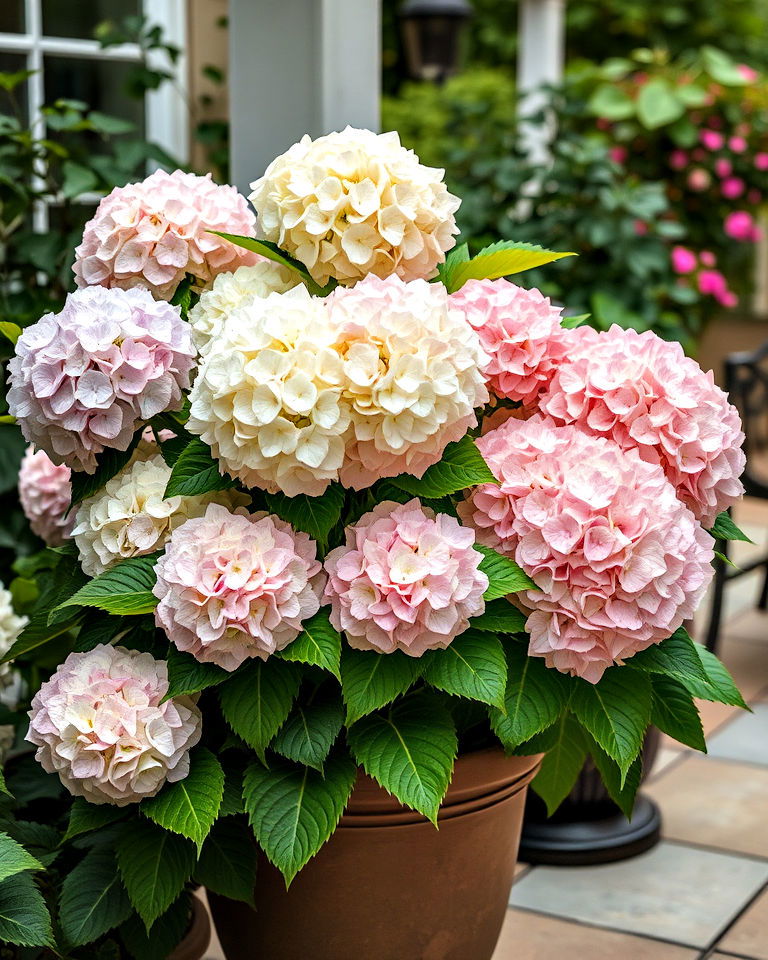classic feel hydrangea plants - 30 Outdoor Plants for Patio