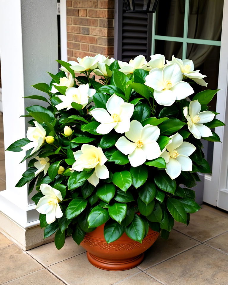 classic look gardenia plants - 30 Outdoor Plants for Patio