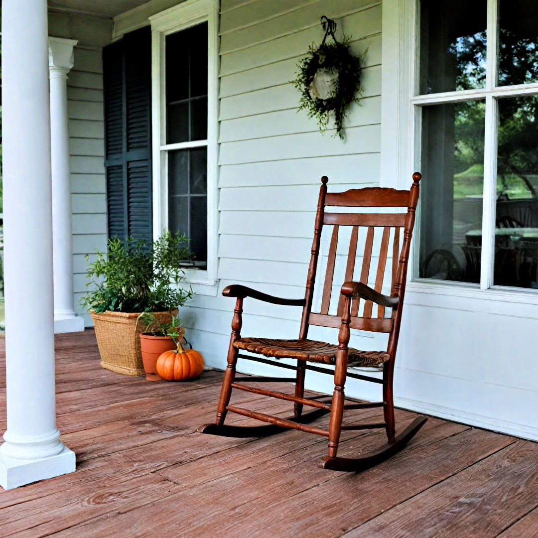 classic rocking chair - 40 Front Porch Ideas