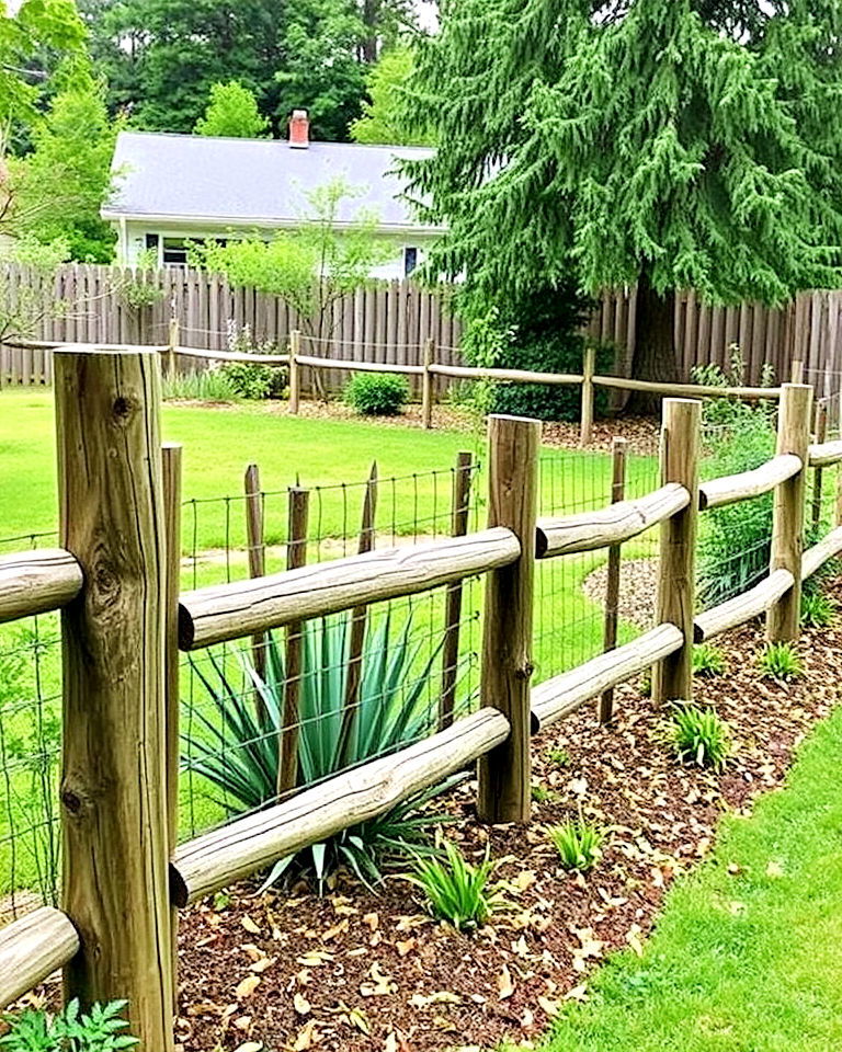 classic split rail fence - 30 Rustic Landscaping Ideas